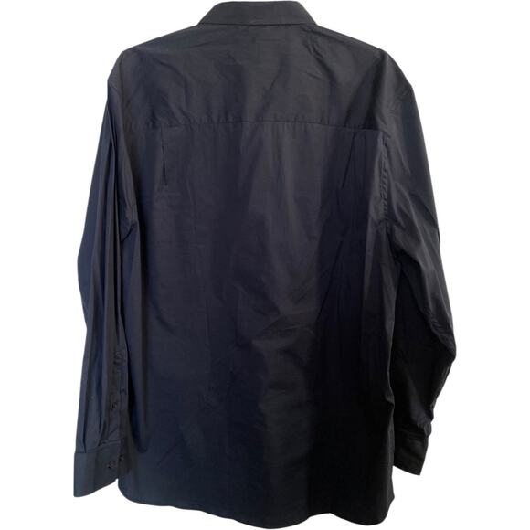 Nick Graham Long Sleeve Navy Button Down Shirt XL - Picture 2 of 4